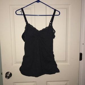 Dark grey nursing top